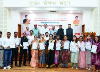 Uttarakhand:-मुख्यमंत्री पुष्कर सिंह धामी ने 63 सफाई निरीक्षकों को प्रदान किए नियुक्ति पत्र