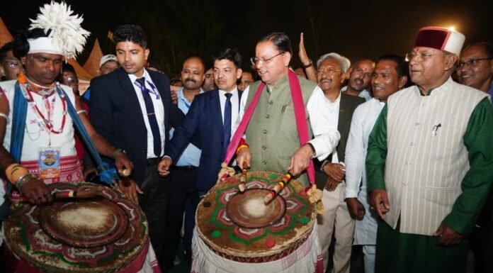 Uttarakhand:-मुख्यमंत्री पुष्कर धामी ने राज्य जनजातीय महोत्सव 2026 में किया प्रतिभाग कहा-जनजातीय समाज के समग्र विकास हेतु केंद्र और राज्य सरकार की प्रतिबद्ध