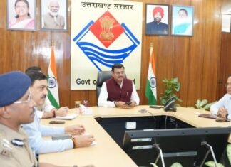 Dehradun:-मुख्य सचिव आनंद बर्द्धन ने ली सचिवालय में लॉ एंड ऑर्डर को लेकर बैठक,रोड रेज और हुड़दंग की घटनाओं पर की गहरी नाराजगी व्यक्त