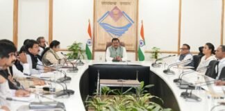 Dehradun:-मुख्य सचिव आनंद बर्धन की अध्यक्षता में हुई स्प्रिंग एंड रिवर रिजुवनेशन अथॉरिटी की उच्चाधिकार प्राप्त समिति की बैठक