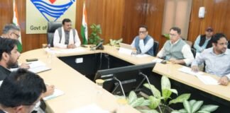 Uttarakhand:-मुख्य सचिव आनंद बर्धन की अध्यक्षता में हुई जल जीवन मिशन से संबंधित सर्वोच्च समिति की बैठक-जल गुणवत्ता परीक्षण और रिपोर्टिंग सुदृढ़ करने के दिए निर्देश