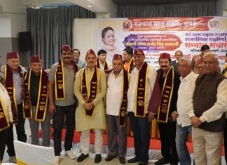 National:-मुंबई में उत्तराखंडी राजनीतिक प्रहरियों का भव्य सम्मान समारोह संपन्न,राजनीतिक प्रहरियों को किया गया सम्मानित