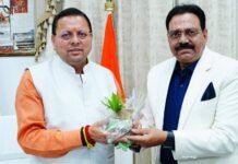 Uttarakhand:-उत्तराखंड राज्य पिछड़ा वर्ग कल्याण परिषद के नवनियुक्त उपाध्यक्ष अशोक वर्मा ने सीएम धामी से भेंट कर व्यक्त किया आभार