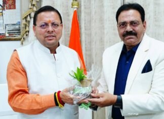 Uttarakhand:-उत्तराखंड राज्य पिछड़ा वर्ग कल्याण परिषद के नवनियुक्त उपाध्यक्ष अशोक वर्मा ने सीएम धामी से भेंट कर व्यक्त किया आभार