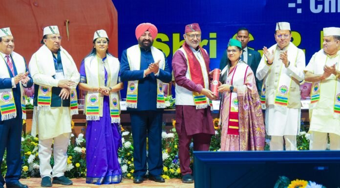 Haridwar:-उपराष्ट्रपति सी.पी.राधाकृष्णन ने ऋषिकेश स्थित अखिल भारतीय आयुर्विज्ञान संस्थान के छठे दीक्षांत समारोह में हुए शामिल