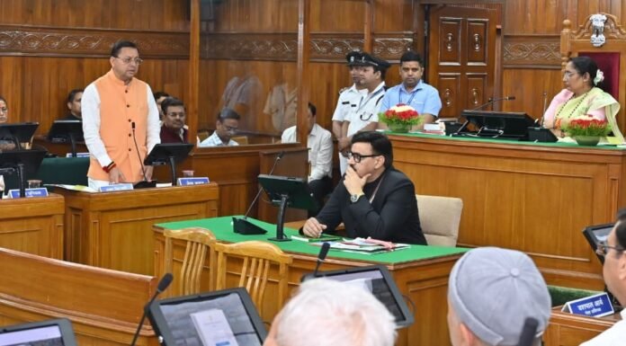 Uttarakhand:-नारी शक्ति वंदन अधिनियम पर आयोजित विधानसभा के विशेष सत्र को संबोधितकरते हुए बोले सीएम धामी-चारधाम यात्रा आर्थिकी का आधार,नकारात्मक माहौल न बनाए