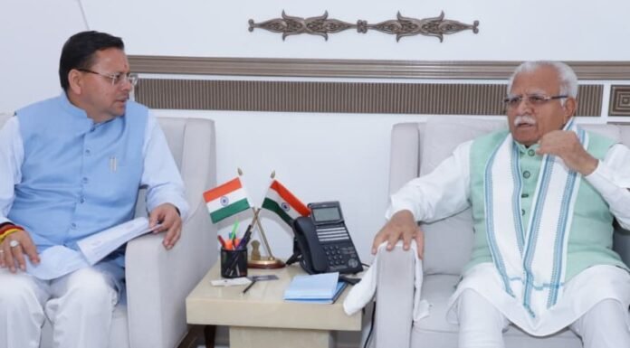 New Delhi:-मुख्यमंत्री पुष्कर धामी ने केंद्रीय ऊर्जा एवं आवास मंत्री से भेंट कर राज्य से संबंधित विभिन्न विषयों पर की चर्चा