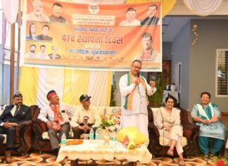 Uttarakhand:-कैबिनेट मंत्री गणेश जोशी की उपस्थिति में भाजपा के 47वें स्थापना दिवस पर तीन दर्जन से अधिक लोगों ने ग्रहण की पार्टी की सदस्यता