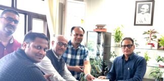 Uttarakhand:-सचिव वित्त दिलीप जावलकर से उत्तराखण्ड राज्य कर मिनिस्ट्रीयल स्टॉफ एसोसिएशन के प्रतिनिधि मण्डल ने की भेंट