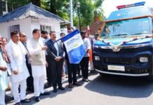 Uttarakhand:-मुख्यमंत्री पुष्कर सिंह धामी ने एचडीएफसी बैंक द्वारा प्रदत्त 4 अत्याधुनिक एम्बुलेंस का किया फ्लैग ऑफ