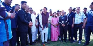 Pithoragarh:-मुख्यमंत्री पुष्कर धामी ने सुरेन्द्र सिंह वल्दिया स्टेडियम में उच्चीकृत क्रिकेट मैदान जनपदवासियों को किया समर्पित