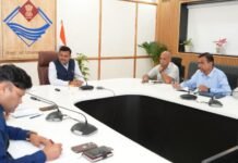 Uttarakhand:-मुख्य सचिव आनंद बर्द्धन ने की भूस्खलन न्यूनीकरण के अंतर्गत किए जा रहे कार्यों की समीक्षा कहा-ग्लेशियर झीलों की प्रभावी निगरानी जरूरी