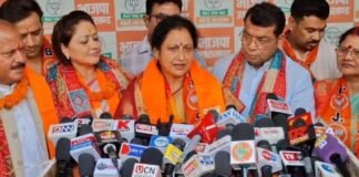 Uttarakhand:-कांग्रेस को बड़ा झटका,महिला आरक्षण की विपक्षी बाधा के खिलाफ कांग्रेस नेत्रियां भाजपा में शामिल
