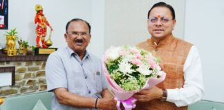 Uttarakhand:-राजस्थान विधानसभा अध्यक्ष वासुदेव देवनानी एवं राजस्थान सरकार के कैबिनेट मंत्री मदन दिलावर ने सीएम धामी से की शिष्टाचार भेंट