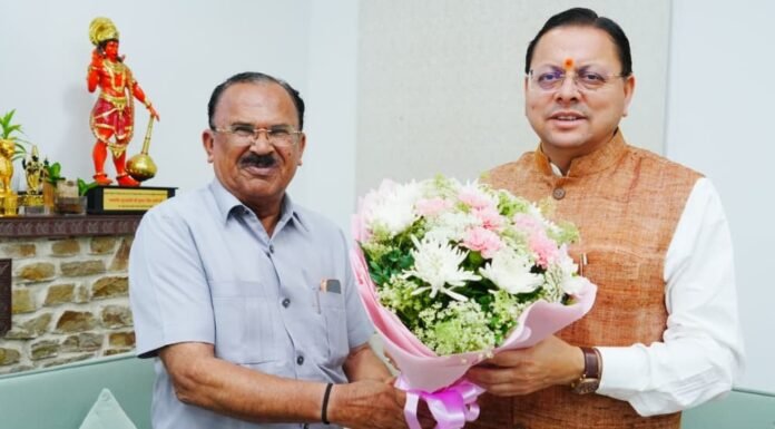 Uttarakhand:-राजस्थान विधानसभा अध्यक्ष वासुदेव देवनानी एवं राजस्थान सरकार के कैबिनेट मंत्री मदन दिलावर ने सीएम धामी से की शिष्टाचार भेंट