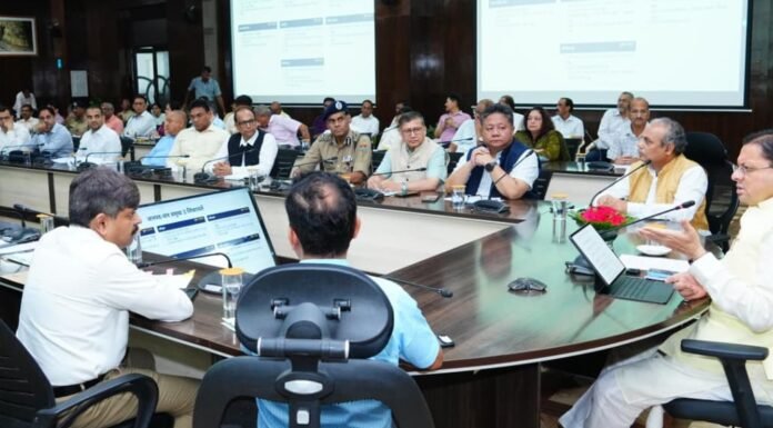 Uttarakhand:-मुख्यमंत्री पुष्कर धामी ने सीएम हेल्पलाइन-1905 पर जन शिकायतों के समयबद्ध एवं गुणवत्तापूर्ण निस्तारण के दिए सख्त निर्देश