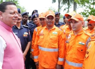 Uttarakhand:-मुख्यमंत्री पुष्कर धामी ने एनडीआरएफ बटालियन गदरपुर का किया भ्रमण,जवानों से संवाद कर आपदा प्रबंधन व्यवस्थाओं की ली जानकारी