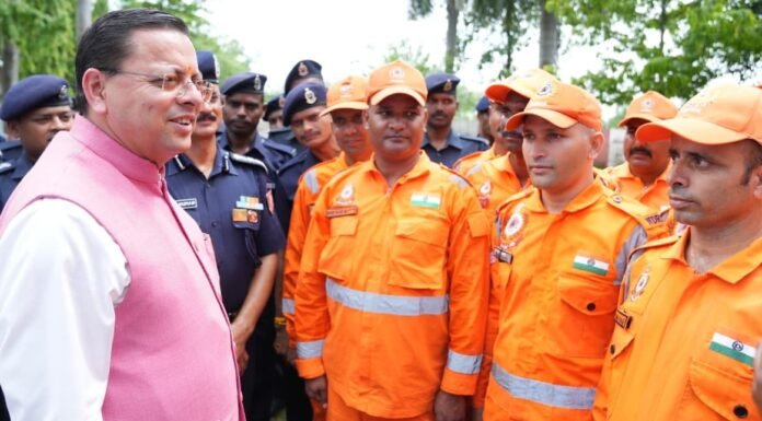 Uttarakhand:-मुख्यमंत्री पुष्कर धामी ने एनडीआरएफ बटालियन गदरपुर का किया भ्रमण,जवानों से संवाद कर आपदा प्रबंधन व्यवस्थाओं की ली जानकारी