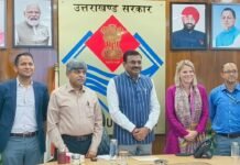 Uttarakhand:-मुख्य सचिव आनन्द बर्द्धन से संयुक्त राष्ट्र विकास कार्यक्रम की भारत में डिप्टी रेजिडेंट रिप्रेजेंटेटिव ईजाबेल ने की शिष्टाचार भेंट