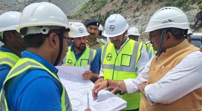 Uttarakhand:-मुख्य सचिव आनन्द बर्द्धन ने किया लखवाड़ बहुउद्देशीय परियोजना का स्थलीय निरीक्षण