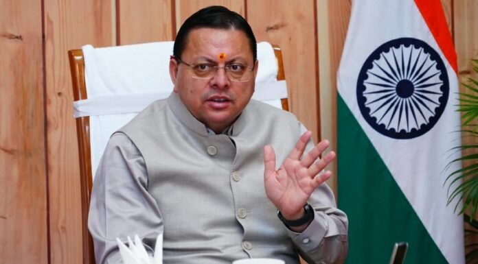 Uttarakhand:-रोपवे परियोजनाओं की धीमी प्रगति पर सीएम धामी ने जताई नाराजगी कहा-राज्य स्थापना दिवस 09 नवम्बर तक रोपवे परियोजनाओं के कार्य धरातल पर दिखें