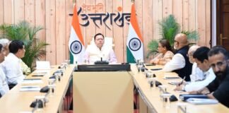Uttarakhand:-मुख्यमंत्री पुष्कर धामी ने की उत्तराखंड क्रीड़ा विश्वविद्यालय गौलापार के निर्माण कार्यों की समीक्षा