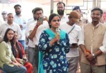 Champawat:-‘ड्रग फ्री उत्तराखंड’ से ‘विकसित भारत 2047’ तक के विषय पर बनबसा में मुख्यमंत्री पुष्कर धामी का युवाओं से संवाद