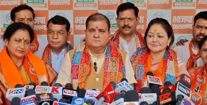 Uttarakhand:-अडाणी पावर के साथ 1320 मेगावाट थर्मल पावर के करार पर विपक्ष के सवालों का भाजपा का जवाब कहा-कांग्रेस के महंगे बिजली करार के जवाब मे धामी सरकार ने कियासस्ती बिजली का इंतजाम