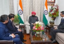 Uttarakhand:-राज्यपाल गुरमीत सिंह से लोक भवन में भारत के तीन उच्चायुक्तों ने की शिष्टाचार भेंट