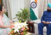 Uttarakhand:-राज्यपाल गुरमीत सिंह से लोक भवन में अनुग्रह संस्था की अध्यक्ष आभा चौधरी ने की शिष्टाचार भेंट