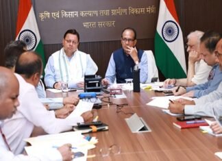 Uttarakhand:-केंद्रीय कृषि मंत्री ने सीएम धामी से किया राज्य में संचालित प्रधानमंत्री कृषि सिंचाई योजना के वाटरशेड विकास घटक के कार्यो में तेजी लाने का अनुरोध
