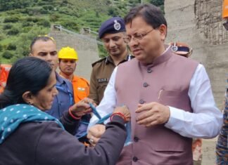 Uttarakhand:-अहमदाबाद की धनगौरी बरोलिया ने सीएम धामी को भावुक पत्र के साथ भेजी राखी