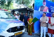 Uttarakhand:-मुख्यमंत्री पुष्कर धामी ने GPS-GIS मैपिंग एवं तकनीकी सर्वेक्षण के लिए अभियान दल को किया फ्लैग ऑफ