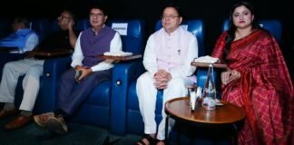 Dehradun:-मुख्यमंत्री पुष्कर धामी ने देखी आध्यात्मिक फिल्म ‘हनुमान अंश’,बाबा नीब करौरी महाराज जी की भक्ति और सेवा भावना से हुए अभिभूत