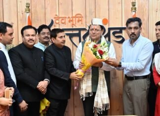 Uttarakhand:-मुख्यमंत्री पुष्कर धामी के जन्मदिवस पर मुख्यमंत्री आवास में उमड़ा आत्मीयता का माहौल,मंत्रीगण,अधिकारी-कर्मचारी और जनप्रतिनिधियों ने दी शुभकामनाएं