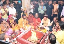 Uttarakhand:-हरिपुर कालसी में गूंजा माँ यमुना का जयघोष,मुख्यमंत्री धामी ने किया माँ यमुना की प्रतिमा का अनावरण और हरिघाट का लोकार्पण