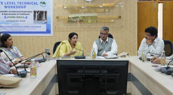 Uttarakhand:-पारंपरिक धारा-नौलों को मिलेगा नवजीवन,54 ऐतिहासिक जल स्रोतों के वैज्ञानिक पुनरुद्धार की शुरुआत