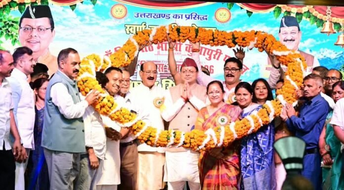 TEHRI:-मुख्यमंत्री पुष्कर धामी ने किया श्री कुंजापुरी पर्यटन एवं विकास मेले की स्वर्ण जयंती का शुभारंभ