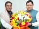 Uttarakhand:-मुख्यमंत्री पुष्कर सिंह धामी से सांसद फग्गन सिंह कुलस्ते ने की शिष्टाचार भेंट