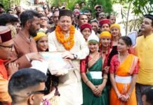 Uttarkashi:-मुख्यमंत्री पुष्कर धामी ने बर्नीगाड़ में लगभग 217 करोड़ रुपये के 38 विकास कार्यों का किया शिलान्यास एवं लोकार्पण