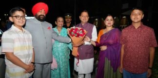 Dehradun:-मुख्यमंत्री पुष्कर धामी ने की राज्यपाल गुरमीत सिंह के उत्तराखण्ड में योगदान,मार्गदर्शन और जनसेवा के प्रयासों की सराहना