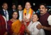Uttarakhand:-ऋषिकेश में मुख्यमंत्री पुष्कर सिंह धामी का स्थानीय लोगों एवं युवाओं ने किया भव्य स्वागत
