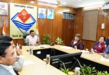 Uttarakhand:-मुख्य सचिव आनंद बर्द्धन की अध्यक्षता में हुई स्टेट स्टीयरिंग कमेटी की बैठक,उत्तराखंड के युवाओं को स्थानीय एवं अंतरराष्ट्रीय स्तर पर रोजगार से जोड़ने पर जोर