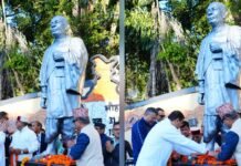 Uttarakhand:-मुख्यमंत्री पुष्कर धामी ने सरदार वल्लभभाई पटेल की प्रतिमा पर पुष्पांजलि अर्पित कर दी श्रद्धांजलि